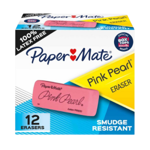 12 Colour Erasers Medium Box