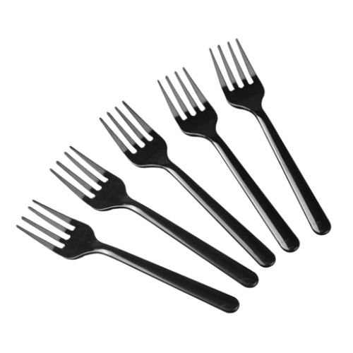 Disposable Black Fork