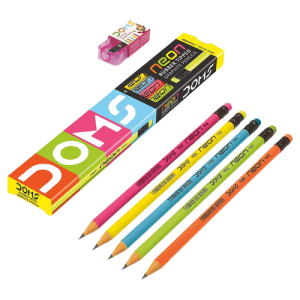 Doms Neon Pencil Box