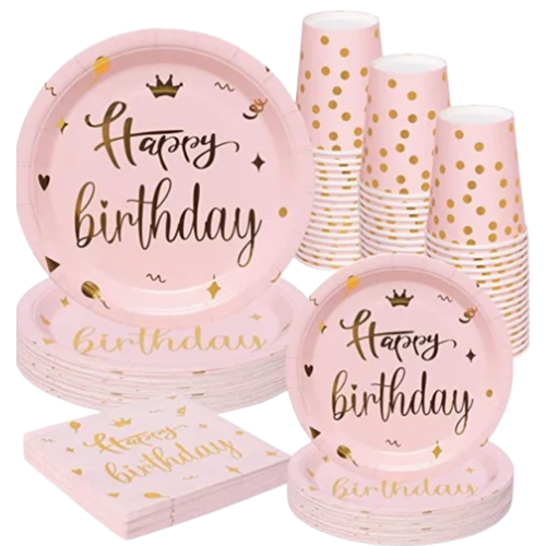 Happy Birthday Plates 7 Inch