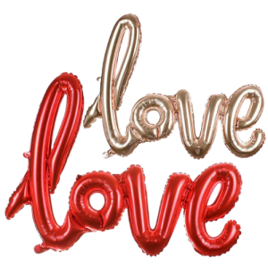 Love Air Balloons 2Pcs Set