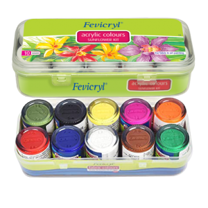Fevicryl Water Paints 10 pcs